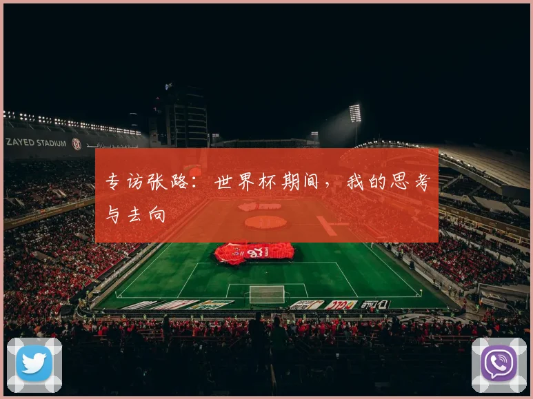 专访张路:世界杯期间,我的思考与去向